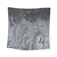 Ice Frost Crystals Square Tapestry (small) by artworkshop