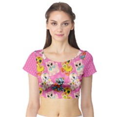 [made To Order] Anarchy Friends Crop Top