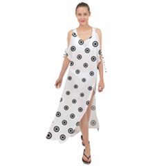 Circle Maxi Chiffon Cover Up Dress by nate14shop