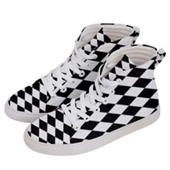 Diamond Men s Hi-top Skate Sneakers by nate14shop