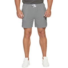 Gray-polkadots Men s Runner Shorts by nate14shop