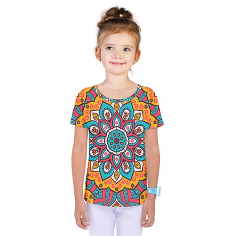 Mandala Spirit Kids  One Piece Tee by zappwaits