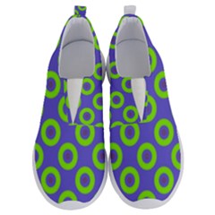Polka-dots-green-blue No Lace Lightweight Shoes by nate14shop