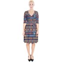 Bohemian-ethnic-seamless-pattern-with-tribal-stripes Wrap Up Cocktail Dress View1