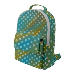 Abstract-polkadot 01 Flap Pocket Backpack (large) by nate14shop