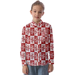 Snowflake  Kids  Long Sleeve Shirt by nate14shop