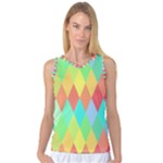 Low-poly Women s Basketball Tank Top