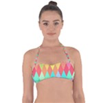 Low-poly Halter Bandeau Bikini Top