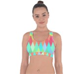 Low-poly Cross String Back Sports Bra