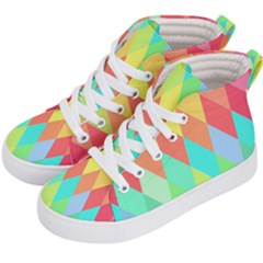 Low-poly Kids  Hi-top Skate Sneakers by nate14shop