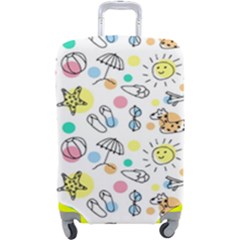 Doodle Luggage Cover (large) by nate14shop