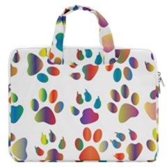 Colorful Macbook Pro 13  Double Pocket Laptop Bag by nate14shop