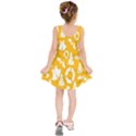 Backdrop-yellow-white Kids  Sleeveless Dress View2