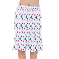 Christmas Tree,santa Short Mermaid Skirt by nate14shop