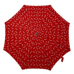 Christmas Pattern,love Red Hook Handle Umbrellas (medium) by nate14shop