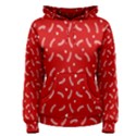 Christmas Pattern,love Red Women s Pullover Hoodie View1