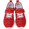 Christmas Pattern,love Red Women s Velcro Strap Shoes View1
