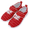 Christmas Pattern,love Red Women s Velcro Strap Shoes View2