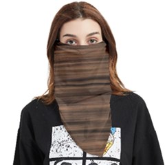 Texture Wood,dark Face Covering Bandana (triangle) by nate14shop