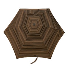 Texture Wood,dark Mini Folding Umbrellas by nate14shop