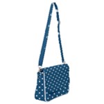 Polka-dots Shoulder Bag with Back Zipper