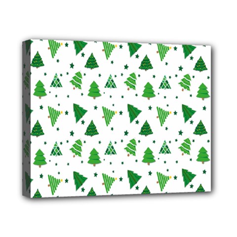 Christmas-trees Canvas 10  X 8  (stretched) by nateshop