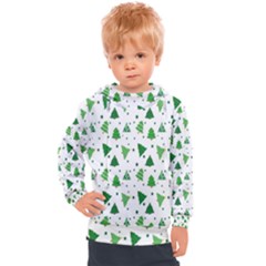Christmas-trees Kids  Hooded Pullover by nateshop