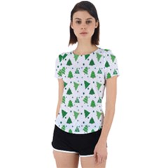 Christmas-trees Back Cut Out Sport Tee by nateshop