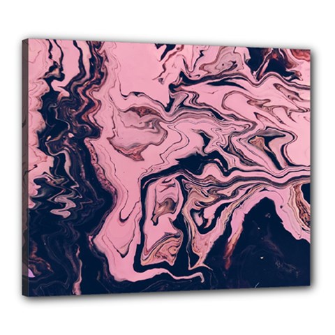 Abstract Painting Pink Canvas 24  X 20  (stretched) by nateshop