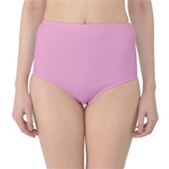 Background Pink Modern Classic High-waist Bikini Bottoms by nateshop