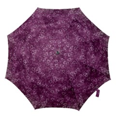 Background Purple Love Hook Handle Umbrellas (medium) by nateshop