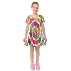 Watermelon Kids  Short Sleeve Velvet Dress by nateshop
