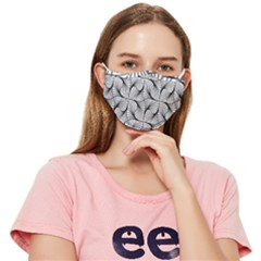 Abstract-gray Fitted Cloth Face Mask (adult) by nateshop