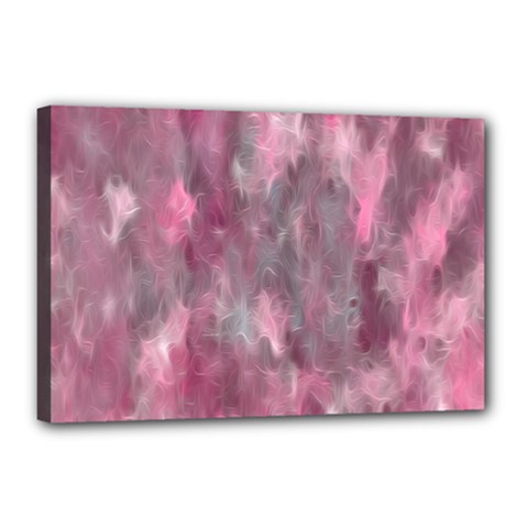 Abstract-pink Canvas 18  X 12  (stretched) by nateshop