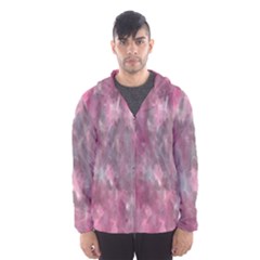 Abstract-pink Men s Hooded Windbreaker by nateshop