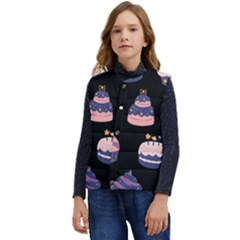 Birthday-cake Kid s Short Button Up Puffer Vest	 by nateshop