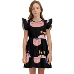 Birthday-cake Kids  Winged Sleeve Dress by nateshop