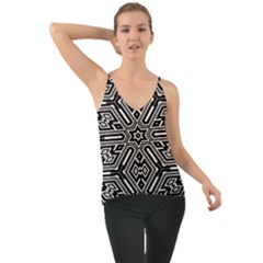 Grid Chiffon Cami by nateshop