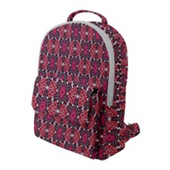 Pattern Motif Flap Pocket Backpack (large) by nateshop