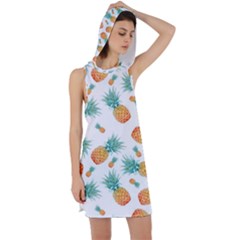 Pineapple Racer Back Hoodie Dress by nateshop