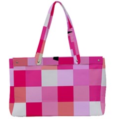 Pink Box Canvas Work Bag by nateshop