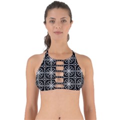 Seamless-pattern Black Perfectly Cut Out Bikini Top