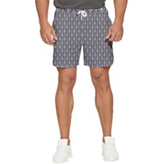 Seamless-pattern Gray Men s Runner Shorts by nateshop