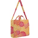Background Colorful Floral Square Shoulder Tote Bag View2
