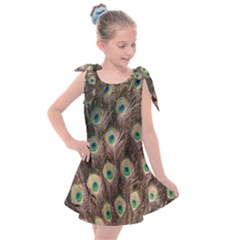 Bird-peacock Kids  Tie Up Tunic Dress by nateshop