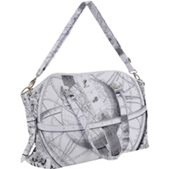 Constellations Celestial Moon Earth Canvas Crossbody Bag by Sapixe