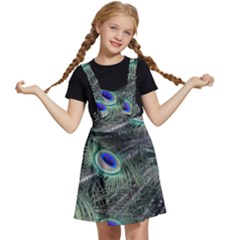 Plumage Peacock Feather Colorful Kids  Apron Dress