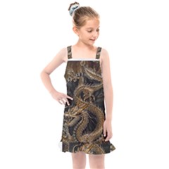 Dragon Pentagram Kids  Overall Dress by Sapixe