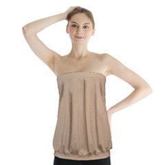 Background-mocca Strapless Top by nateshop