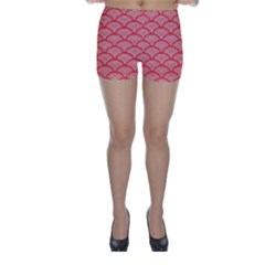 Japanese-wave Skinny Shorts by nateshop